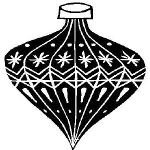 Tim Holtz Collection: Retro Ornament - Wood Mount Stamp Cheap Pictures