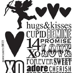 Tim Holtz Collection - Valentines Silhouettes - Stamps Outlet Official