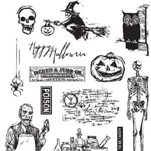 Tim Holtz Collection - Mini Halloween #4 - Stamps Visit