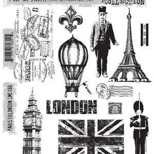 Tim Holtz Collection - Paris to London - Stamps Outlet With Paypal Order