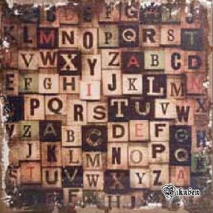 Tim Holtz: Burlap Panel - ALPHABETICAL Free Shipping Fast Delivery