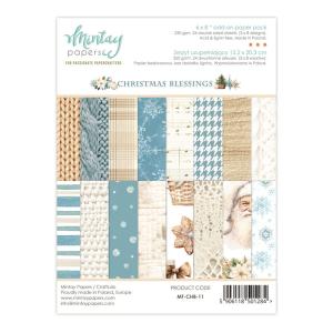 Mintay Papers - Christmas Blessings  - Add On Paper Pad -  6 x 8" Limited Edition Cheap Pice
