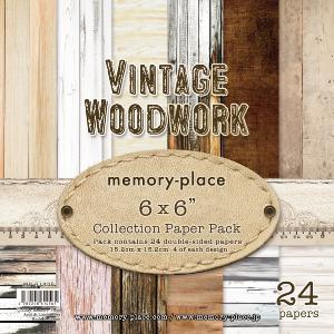 Memory Place - Vintage Woodwork - Paper Pack  -  6 x 6" Cheap Sale Pick A Best