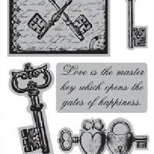 TPC studio - Vintage Keys - Cling Stamp Sale Online Shop
