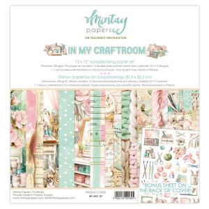 Mintay Papers - In my Craftroom - Paper Pack  - 12 x 12" Outlet Sale Online