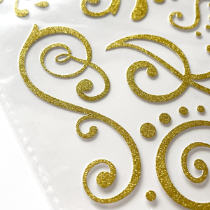 Momenta - Glitter Stickers - Gold Flourishes Cheap Pice Original
