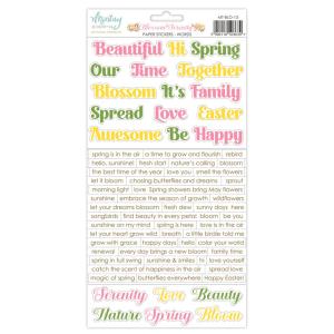 Mintay - Blossom Serenity - Paper Stickers Words - 6 x 12" Pay With Paypal For Sale