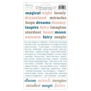 Mintay - Dreamland - Paper Stickers Words - 6 x 12" Discount Cheap
