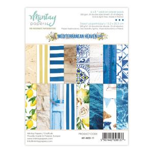 Mintay Papers - Mediterranean Heaven - Add On Paper Pad -  6 x 8" Free Shipping Online