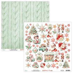 Mintay Papers - Merry & Joy -  09 -  12 x 12" Clearance Fashionable