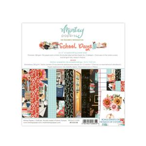 Mintay Papers - School days - Paper Pad -  6 x 6" Clearance Manchester