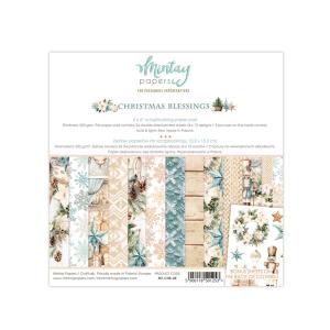 Mintay Papers -Christmas Blessings  - Paper Pad -  6 x 6" Low Pice Sale Online