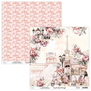 Mintay Papers - See you in Paris - 01 - 12x12" Free Shipping With Credit Card