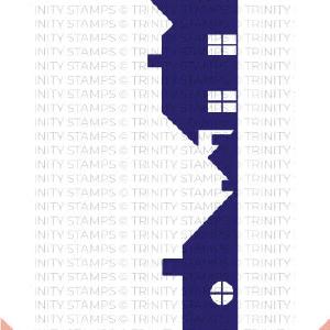 Trinity stamps - Dies - Rooftops Border Slimline Cheap Sale For Cheap