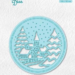 Nellie Snellen - Christmas Scene Dies - Snowy Village For Nice Cheap Online