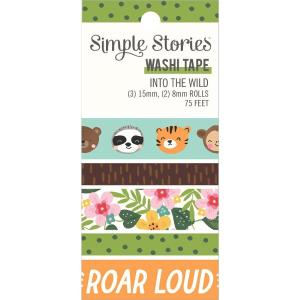 Simple Stories - Into the wild - Washi Tape Free Shipping For Sale