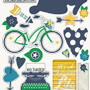 Simple Stories - A Charmed Life - Chipboard Stickers From China Cheap Pice