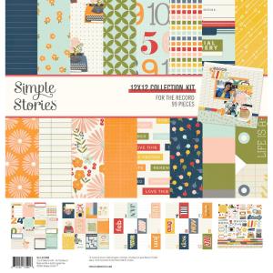 Simple Stories - For the Record - Collection Kit  - 12 x 12" Supply