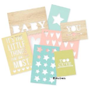 Simple Stories - Hello Baby - Sn@p! Cuts4 Free Shipping With Paypal