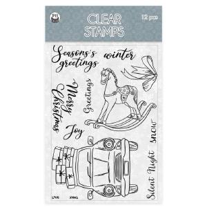 P13 - Christmas Charm - Clear Stamp A6 High Quality Buy Online