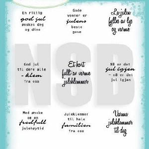Norsk Stempeblad: Jul 1 inch - Clear Stamps Clearance Wiki