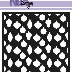 Nellie Snellen - Stencil  - Small Christmas Balls Lowest Pice Cheap Pice