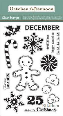 October Afternoon: Very Merry - Clear Stamp Set Outlet Shop