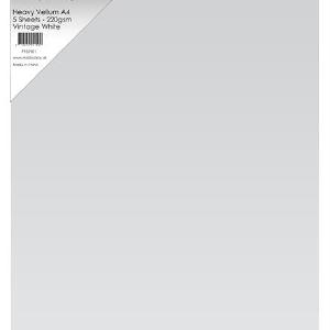 Paper Favourites - Vellum - Vintage white   A4 - 5 pk Big Discount Cheap Pice
