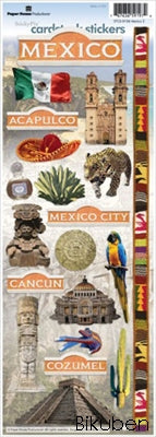 Paperhouse - Cardstock Stickers - Mexico 2 Free Shipping Classic