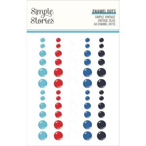 Simple Stories - Simple Vintage Seas - Enamel Dots Discount Looking For