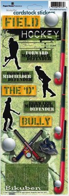 Paper House: FIELD HOCKEY Cardstock Stickers Official Site For Sale