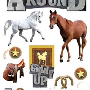 Paper House - 3D sticker - Horsing Around Discount Supply