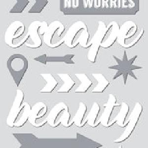 Paper House - At the Beach - Puffy Stickers Sale Fashion