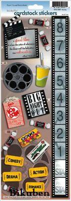 Paper House: Movies Cardstock Stickers Discount Big Sale