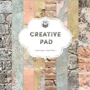 P13 - Pastell Walls -  Maxi Creative Paper Pad -  6 x 6" Discount For Sale