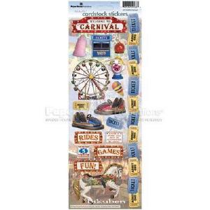 Paper House: CARNIVAL  Cardstock Stickers Cheap Professional