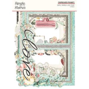 Simple Stories - Love Story - Chipboard Frames Outlet Footaction