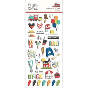 Simple Stories - Say cheese at the park - Puffy  Stickers Discount Nicekicks