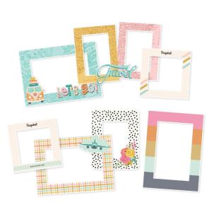 Simple Stories - Let's go - Chipboard Frames Clearance Very Cheap