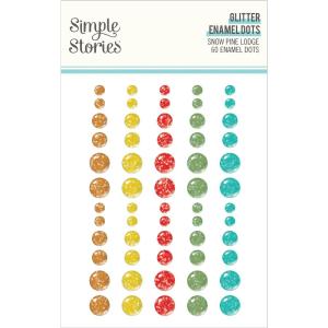 Simple Stories - Snow Pine Lodge - Enamel Dots Clearance Reliable