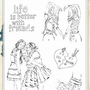Joy! Crafts - Clearstamps - Friendship Collections