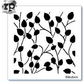 The Crafters Workshop - Stencil - Climbing Vine Reversed 6x6" How Much
