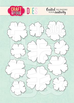 Craft and You - Dies - Small flowers set 1 Outlet Recommend
