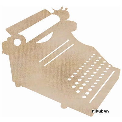 KaiserCraft - Wood Flourishes - Typewriter The Cheapest For Sale