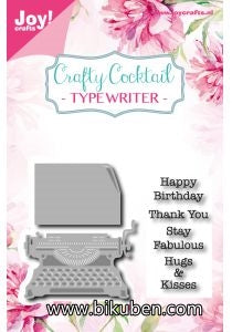 Joy! Craft Dies - Cut & Stamp - Typewriter Clearance How Much