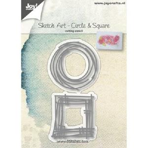 Joy! Crafts - Dies - Sketch Art - Circle & Square Wiki Cheap Pice