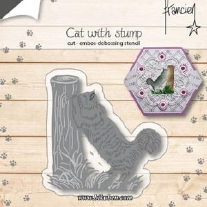 Joy! Crafts - Dies - Franciens - Cat with stump Sale Big Discount