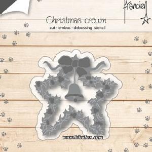 Joy! Crafts Dies - Franciens - Christmas crown Cheap Manchester Great Sale