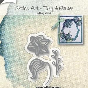 Joy! Crafts - Dies - Sketch Art - Twig & flower Very Cheap Pice