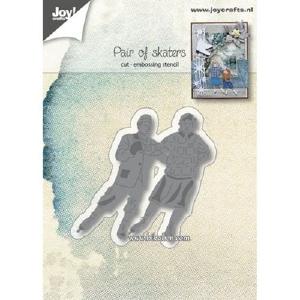 Joy! Crafts - Dies - Pair of Skaters Shipping Discount Authentic